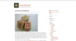 Desktop Screenshot of choralicious.com